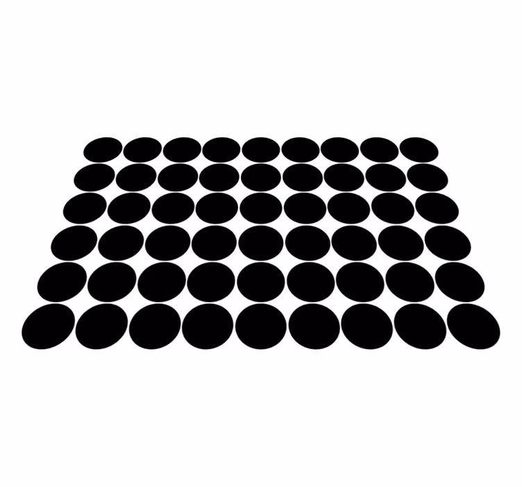 Abstract circular pattern placemat - TenStickers