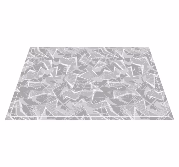 Gray 80's fine graphics original placemats - TenStickers