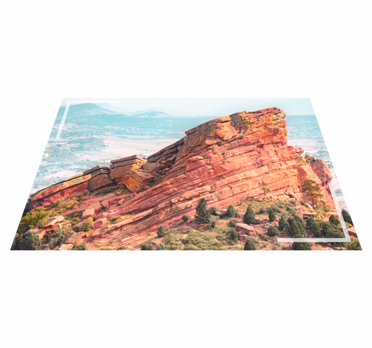 Modern placemat majestic rock formation design - TenStickers