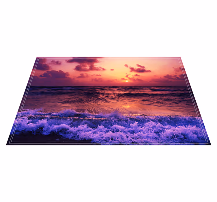 Colourful beach aesthetic original placemats - TenStickers