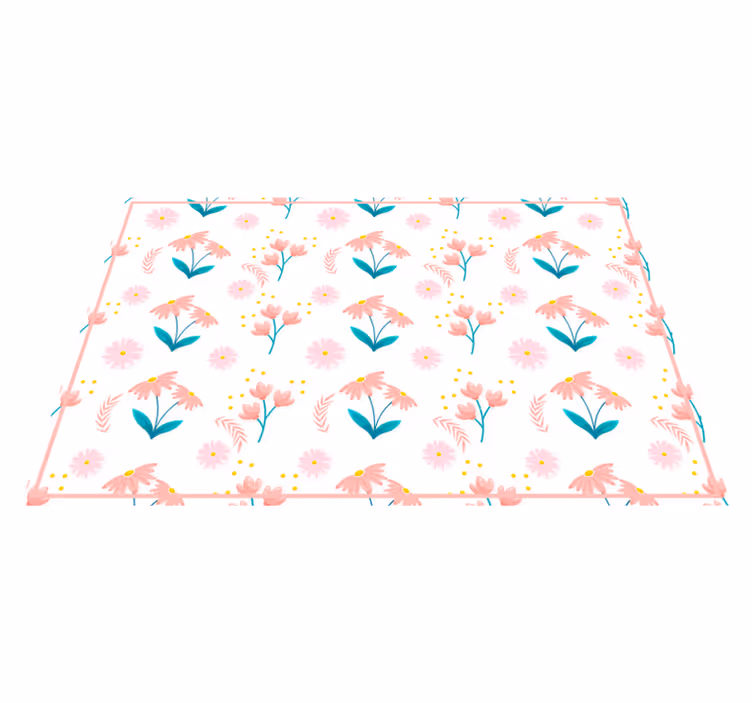 Original placemat floral patterned design - TenStickers