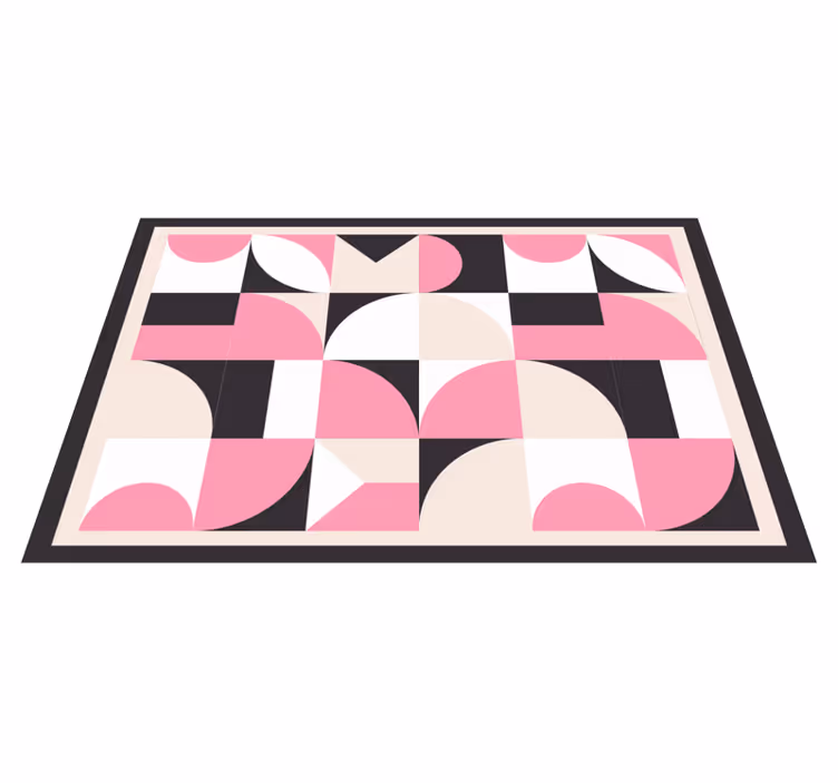 Modern placemat geometric patterned design - TenStickers