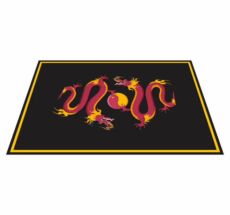 Original placemat with dragon motif design - TenStickers