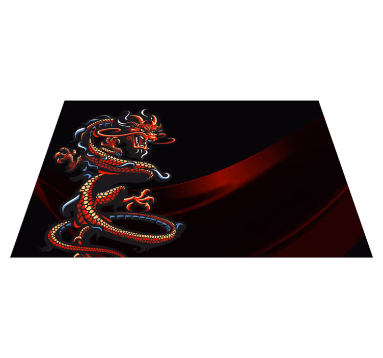 Original placemat dragon motif design - TenStickers