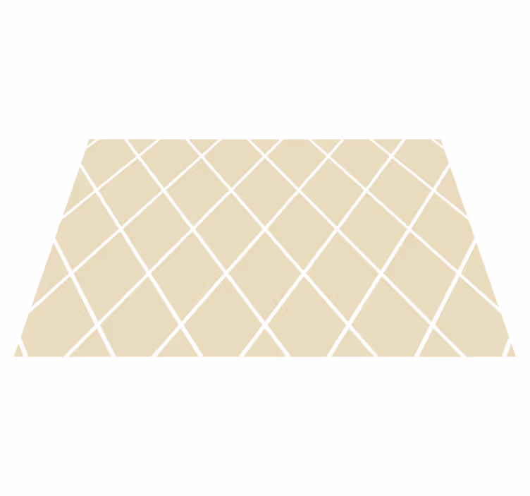 Geometric diagonal pattern placemat - TenStickers
