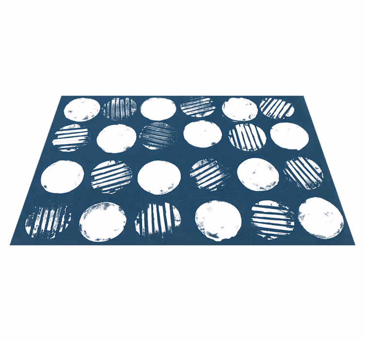 Geometric pattern circles placemat - TenStickers