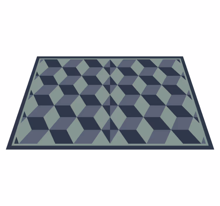 Christmas placemat with geometric tile design - TenStickers