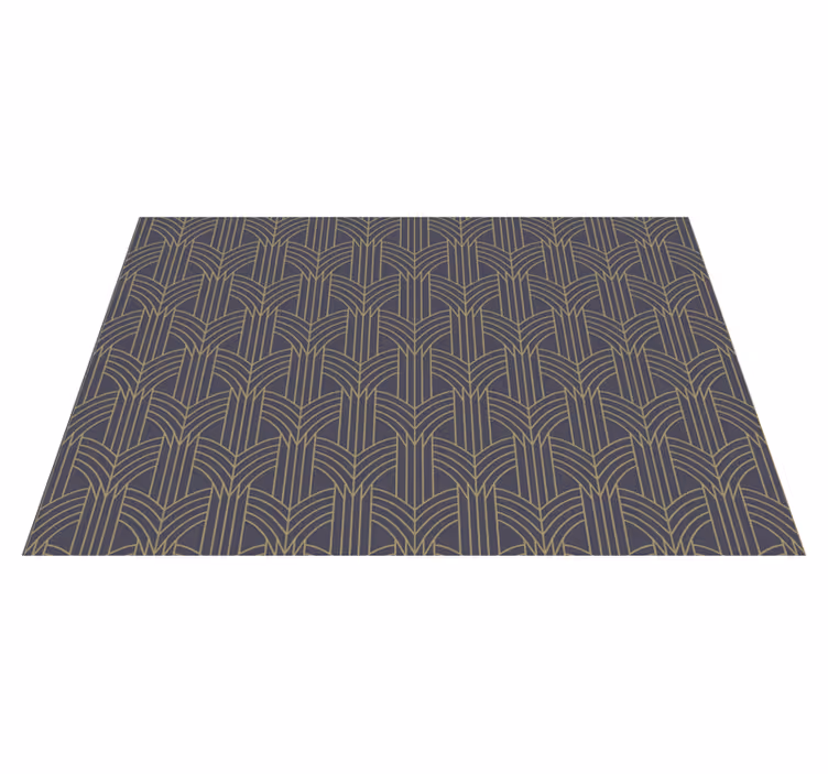 "Art Deco" style geo pattern elegant placemats - TenStickers