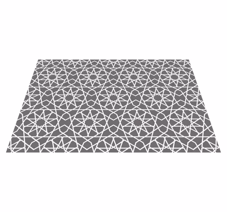 Geometric pattern rectangle placemat - TenStickers