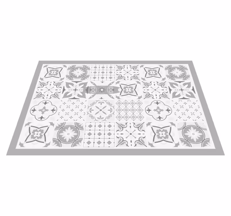 Placemat elegant monochrome designs - TenStickers