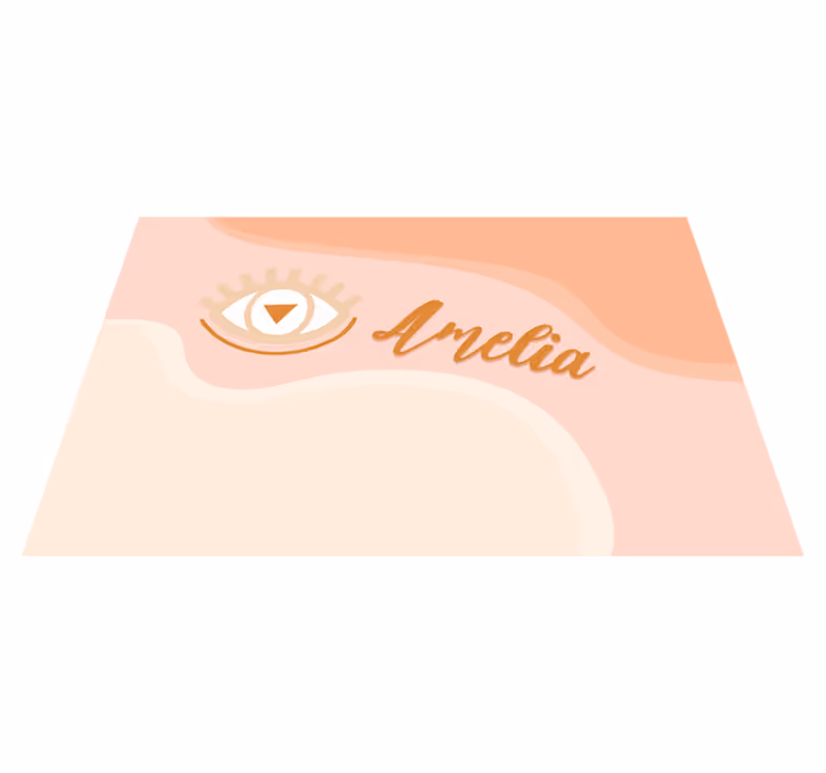 Personalizable placemat eye motif customization - TenStickers