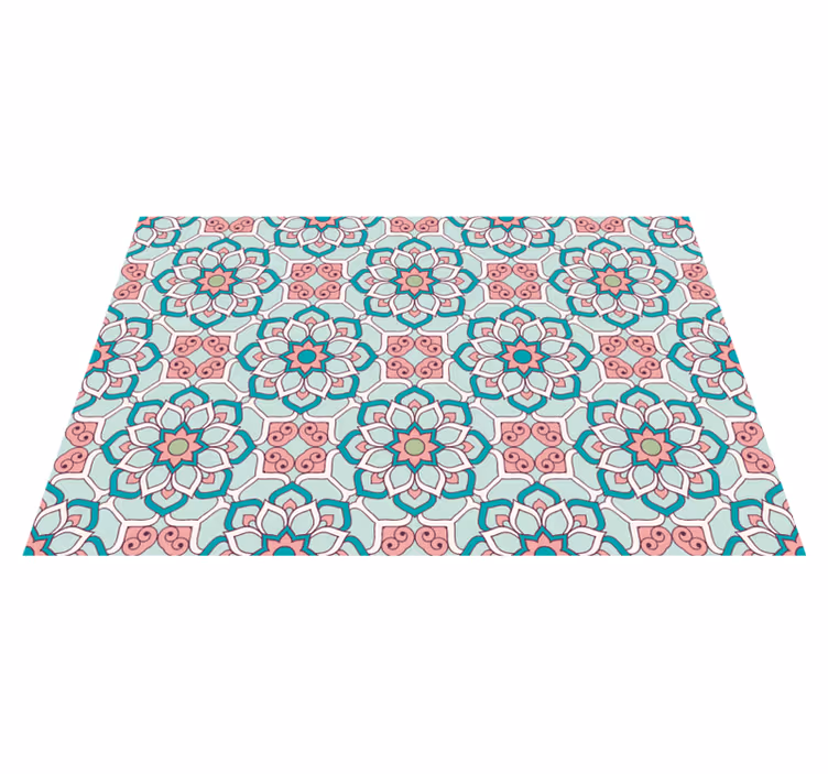 Original placemat floral illustration design - TenStickers