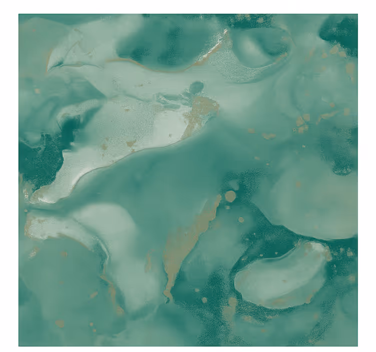 Esmerald marble swirls mural for living room - TenStickers