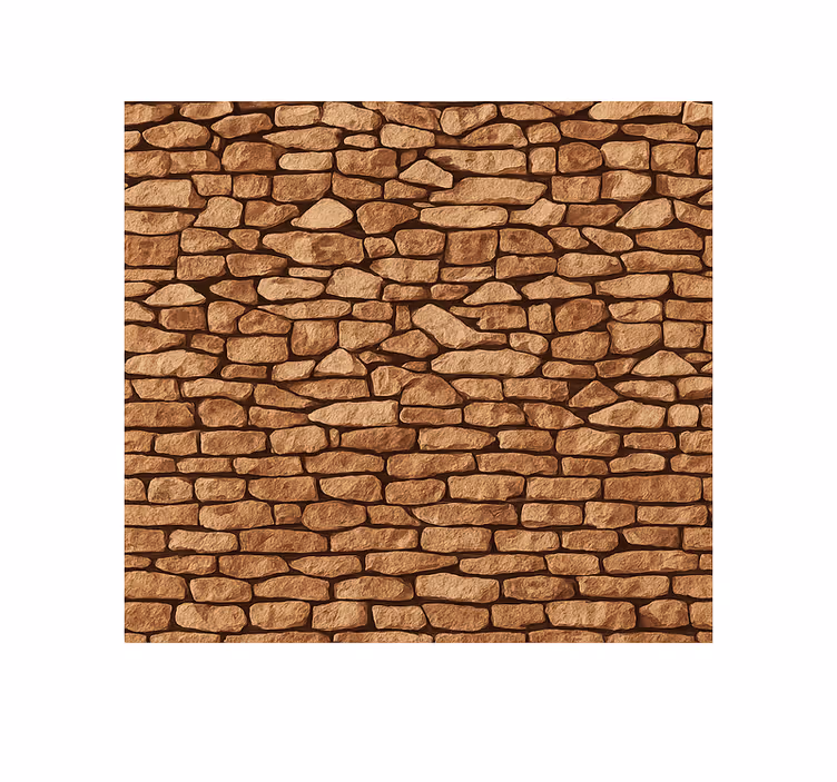 Vintage stone texture mural for living room - TenStickers