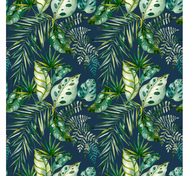 Jungle wall mural jungle print botanical design - TenStickers