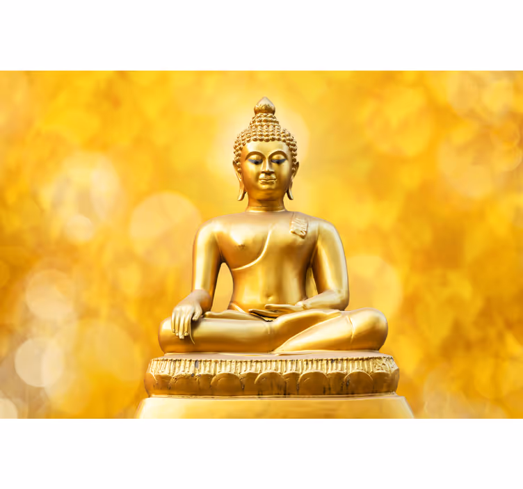 Buddha mural triptych art decor - TenStickers