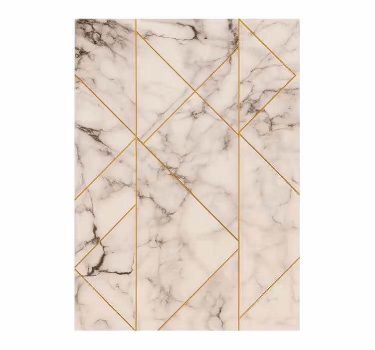 Kitchen mural with elegant grid design - TenStickers