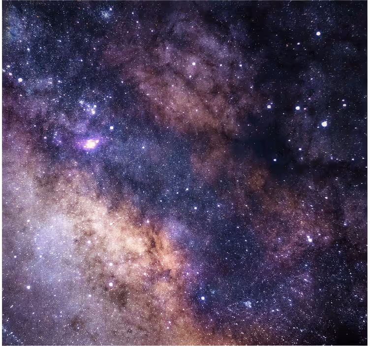 Sky mural galaxy night sky - TenStickers