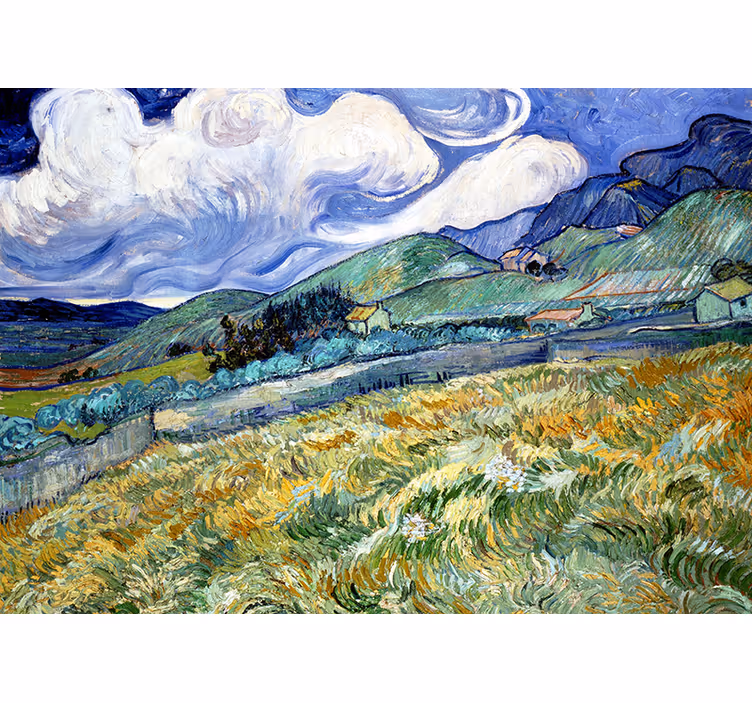 Artistic Van Gogh Iris Classic Art Wall Mural - TenStickers