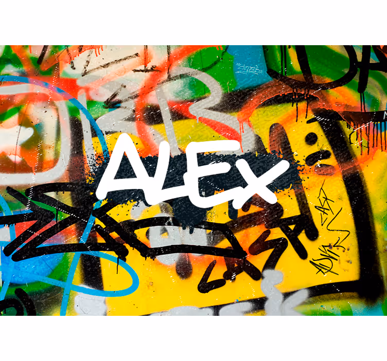 Graffiti wall mural customizable urban spray - TenStickers