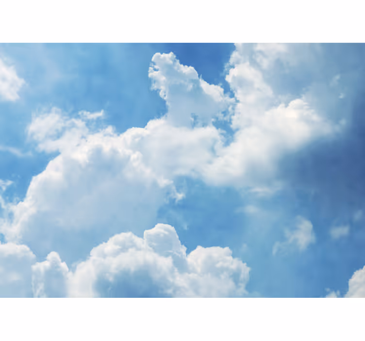 Sky landscape with clouds Bathroom Murals - TenStickers