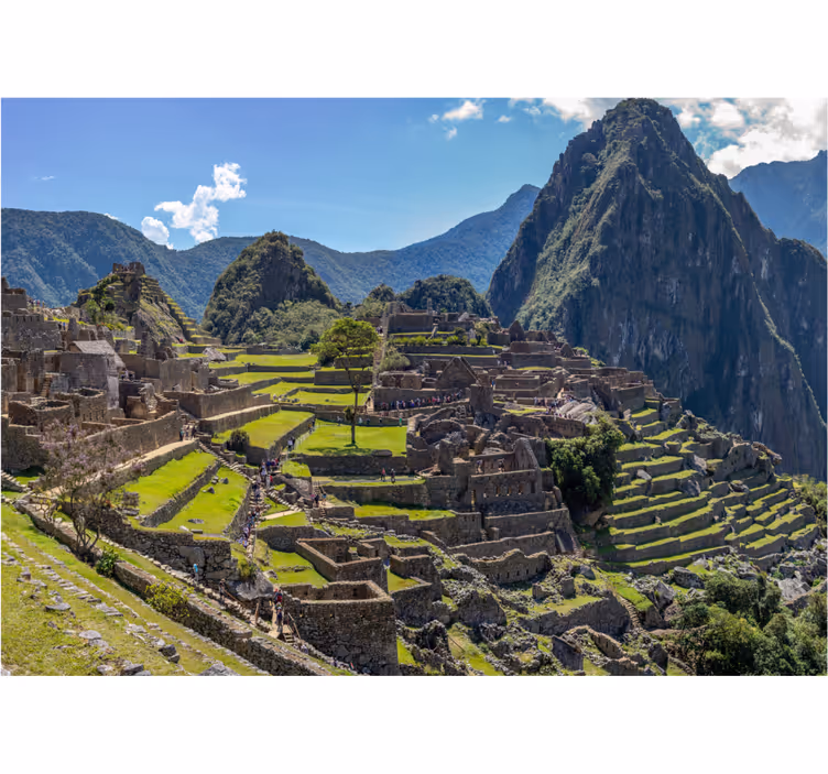 City wall mural machu picchu heritage - TenStickers