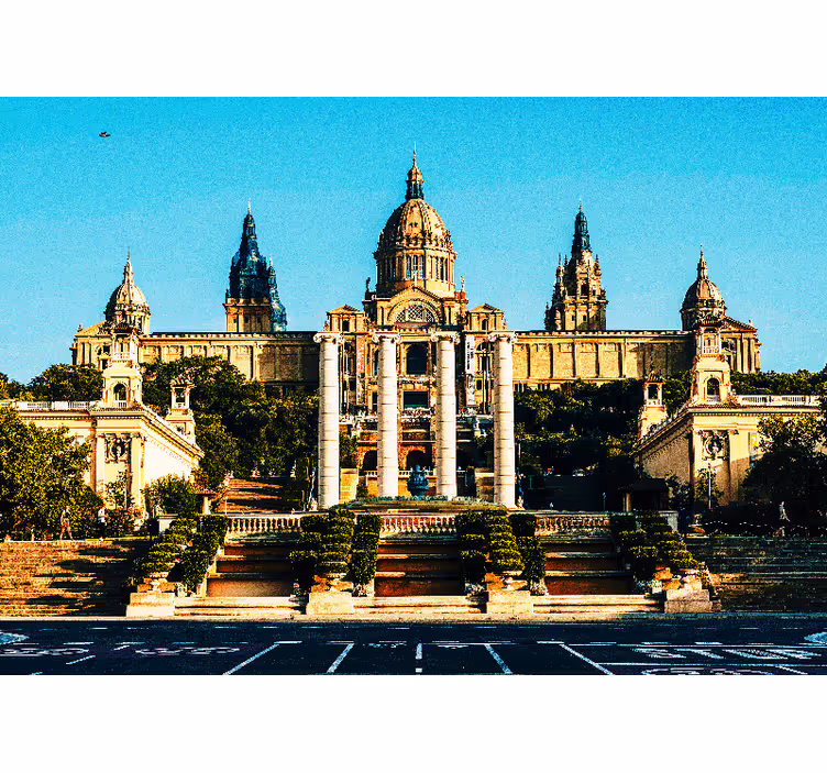 National Catalan Museum Barcelona mural - TenStickers