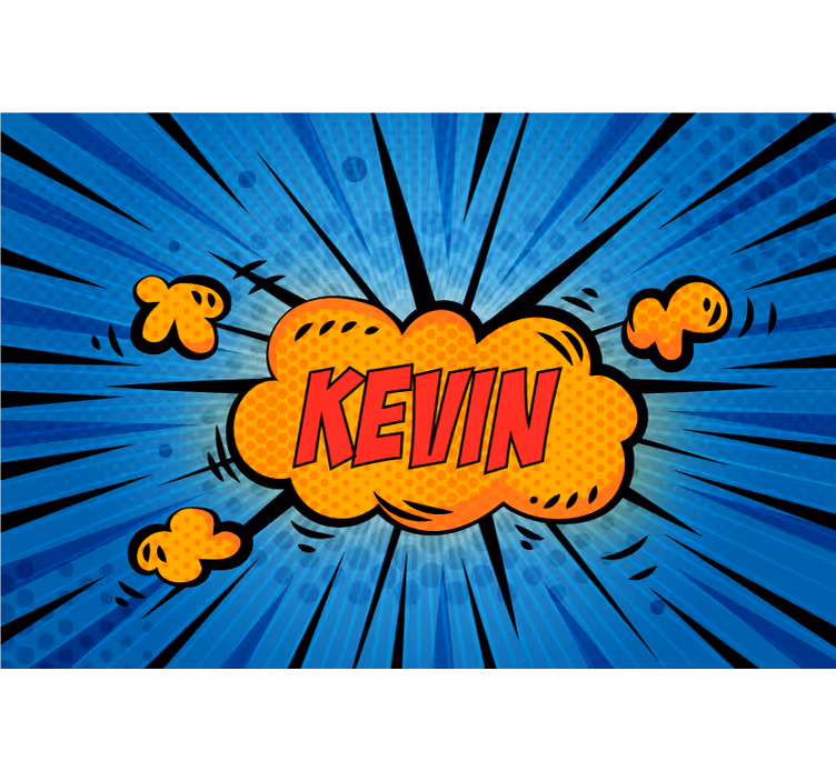 Personalized name  pop art custom wall mural - TenStickers