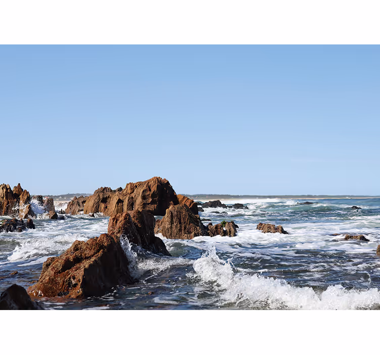 Rocky Shoreline View sea mural - TenStickers