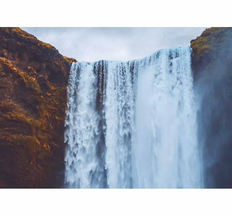 Grand Cascade Stream waterfall mural - TenStickers