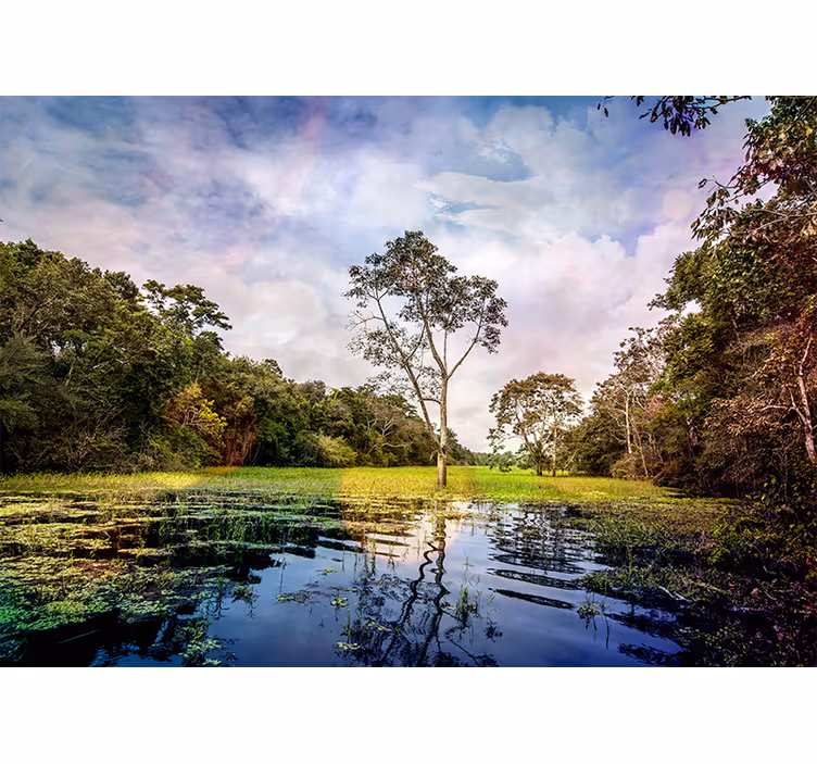Pacaya Samiria national reserve nature mural - TenStickers