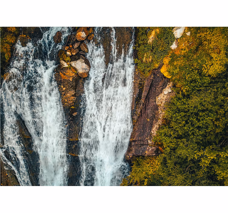 Waterfall mural grand cascade scene - TenStickers