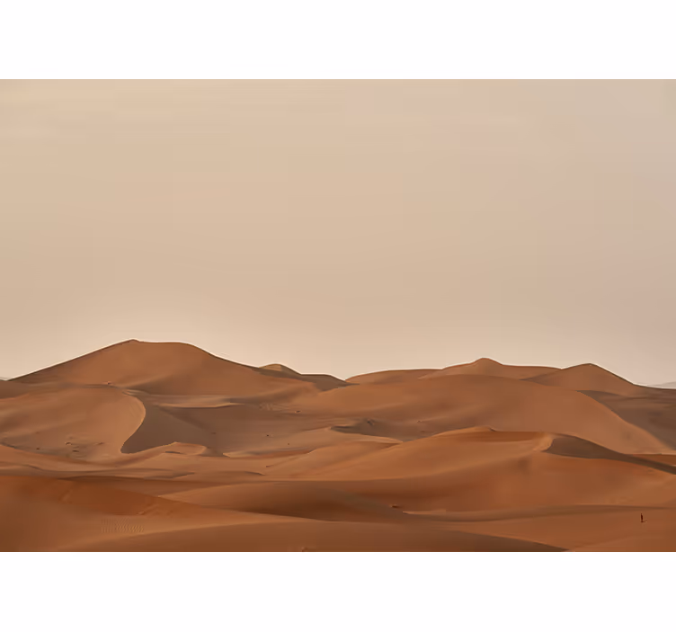 Desert mural sandy desert landscape - TenStickers