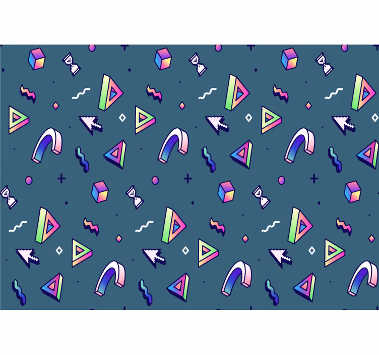 Retro vaporwave objects Teenage Wall Murals - TenStickers