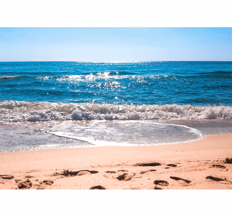 Sea mural beachside serenity - TenStickers