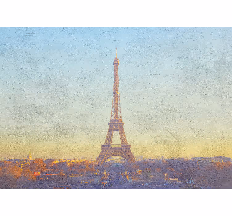 Vintage picture of Paris city wall mural - TenStickers