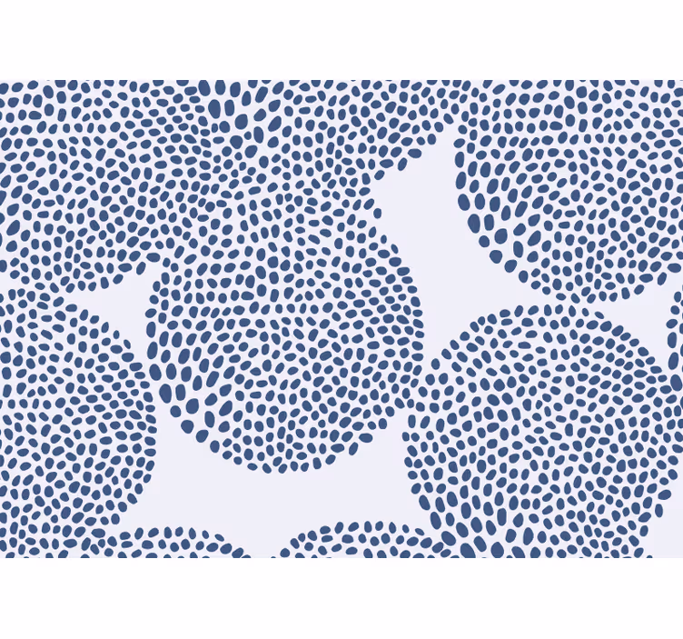 Texture wall mural organic shape design - TenStickers