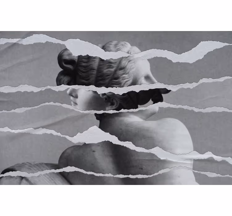 Painting wall mural classic sculptural elegance - TenStickers