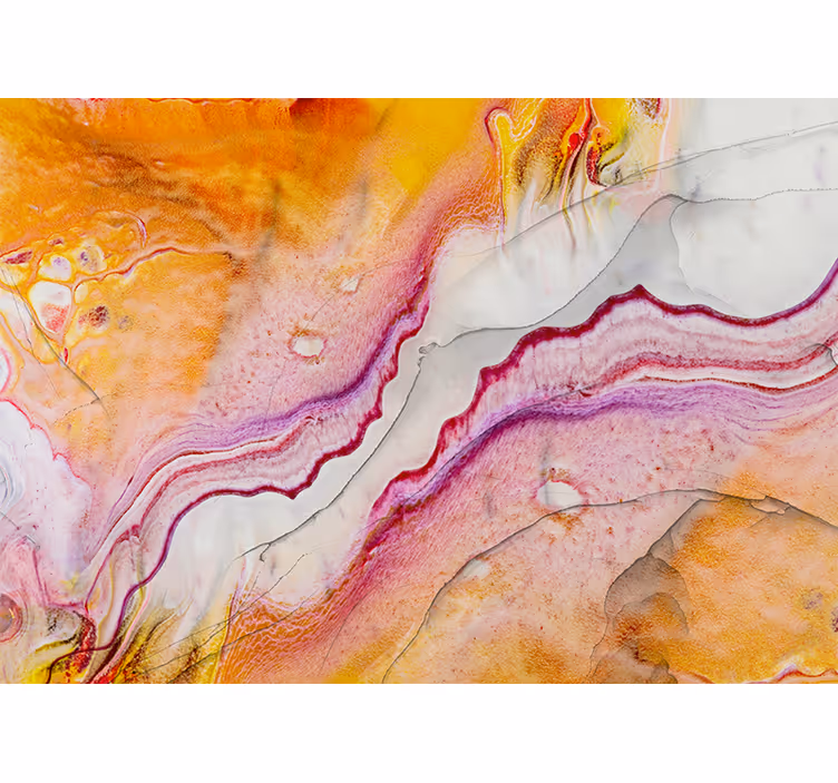 Abstract wall mural vibrant fluid patterns - TenStickers