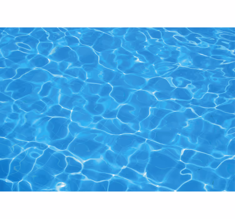Sea mural clear water surface - TenStickers