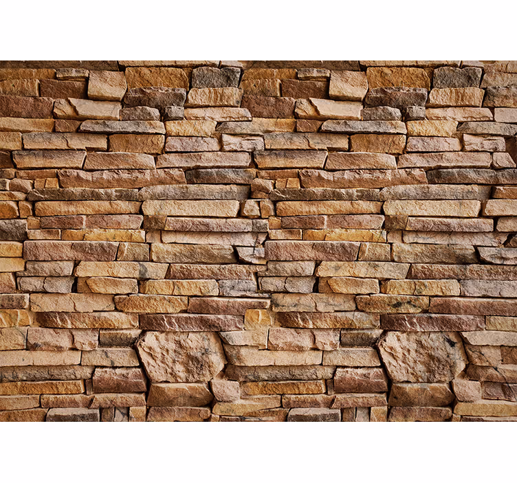 Stone wall mural natural stone texture - TenStickers