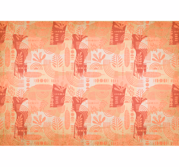 Wall mural geometric pattern design - TenStickers