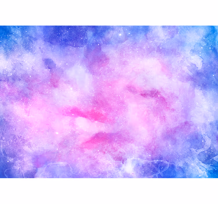 Cotton candy purple and pink Kids wall Murals - TenStickers