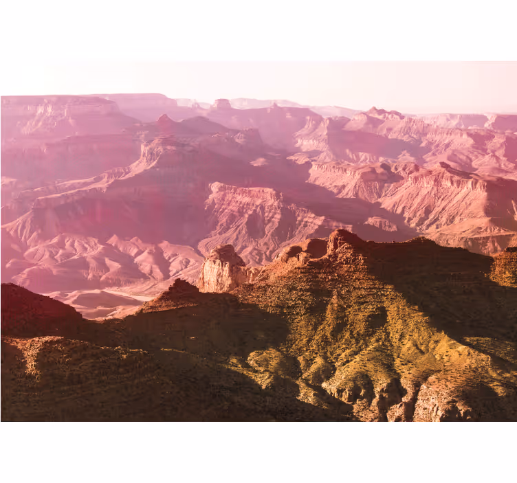 Grand canyon aesthetic colour nature wall mural - TenStickers