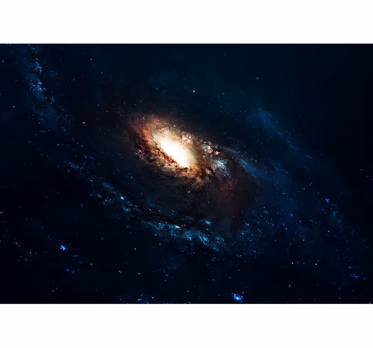 Space mural galactic swirl pattern - TenStickers