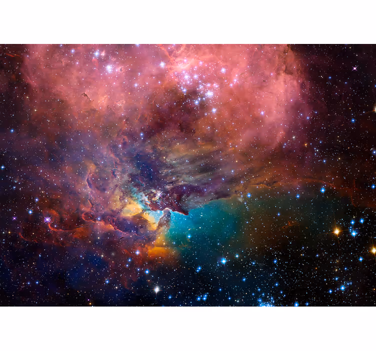 Space mural cosmic nebula scene - TenStickers