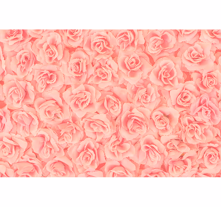Flower mural roses in bloom - TenStickers