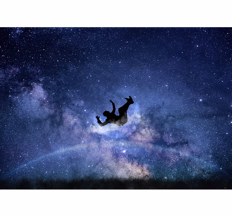 Space mural cosmic voyage - TenStickers