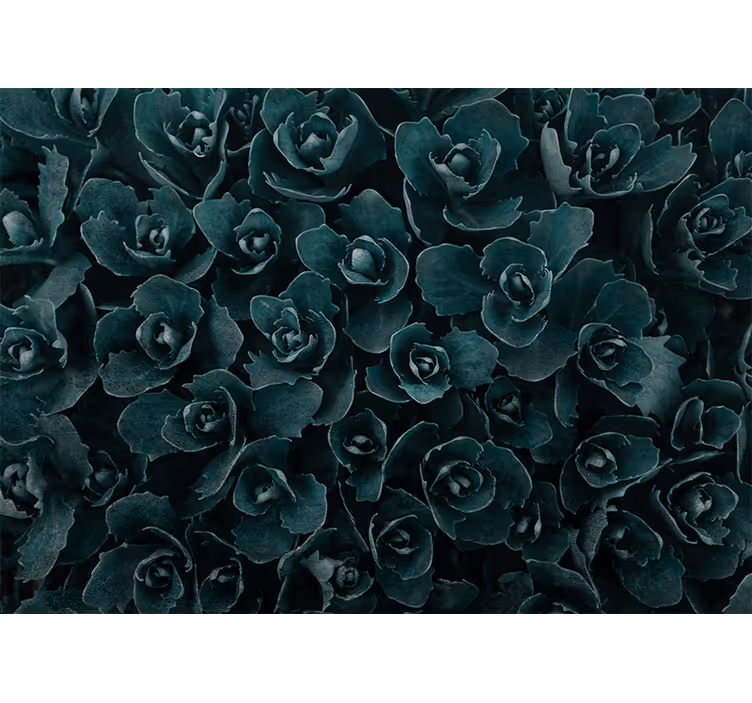 "Cottagecore" floral with roses rose wall mural - TenStickers