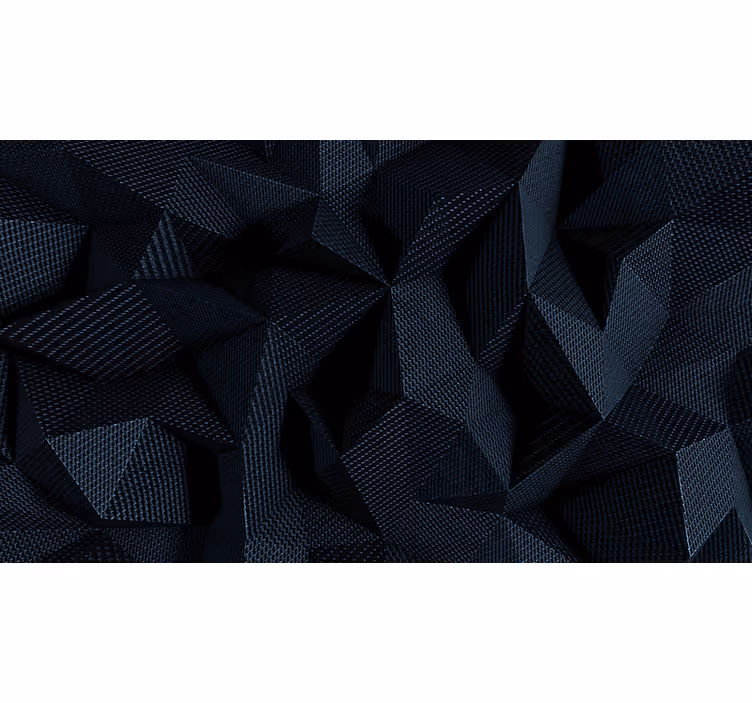 Dark fabric geometric  3D Wall Mural - TenStickers